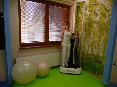 Bc. Irena Švandová - odborný fyzioterapeut, nová cvičebna LTV a přístroj Vibro Gym pro řízené cvičení a formování postavy pod dohledem fyzioterapeuta
